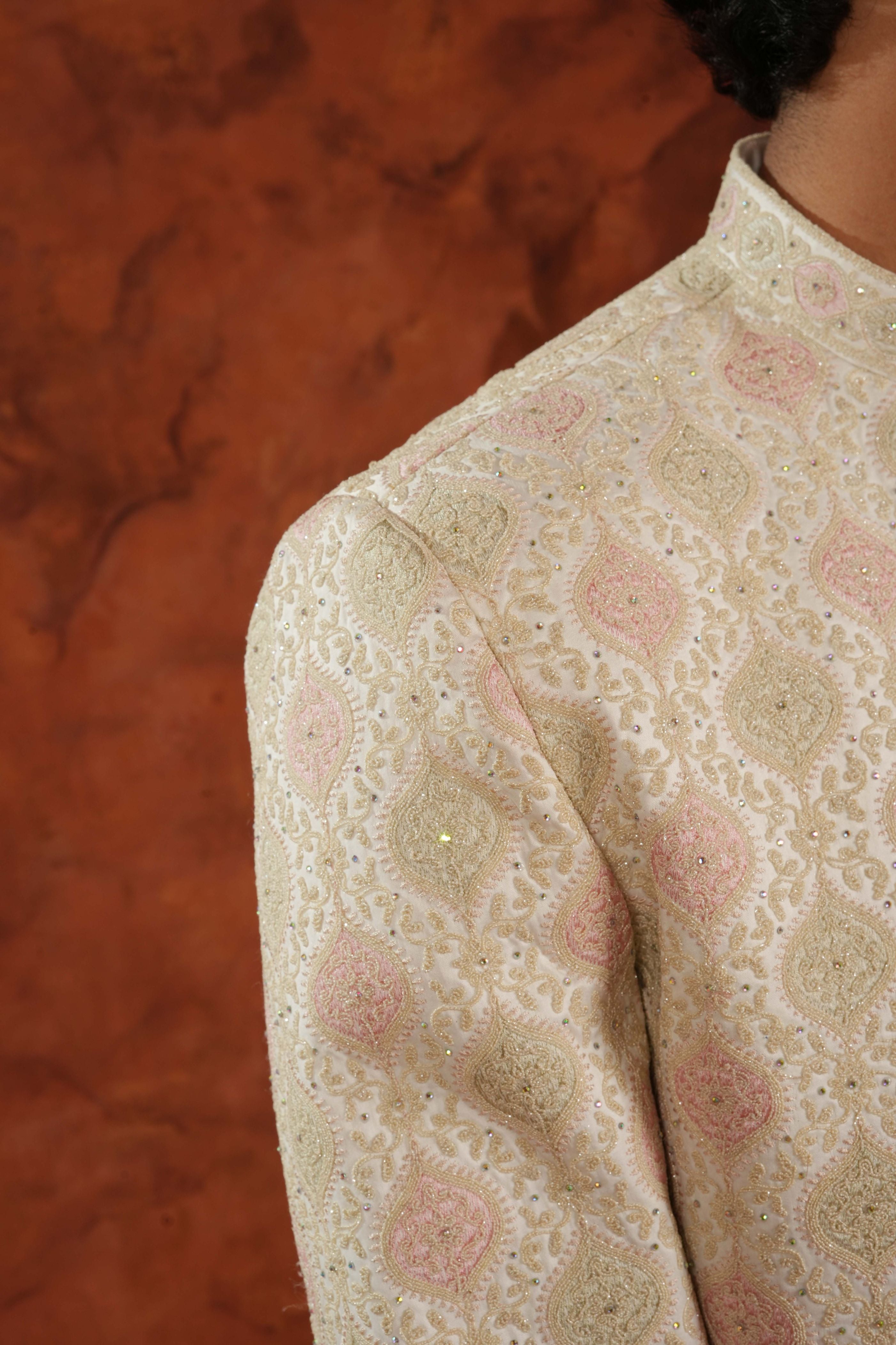 Zarin Brocade Sherwani Set