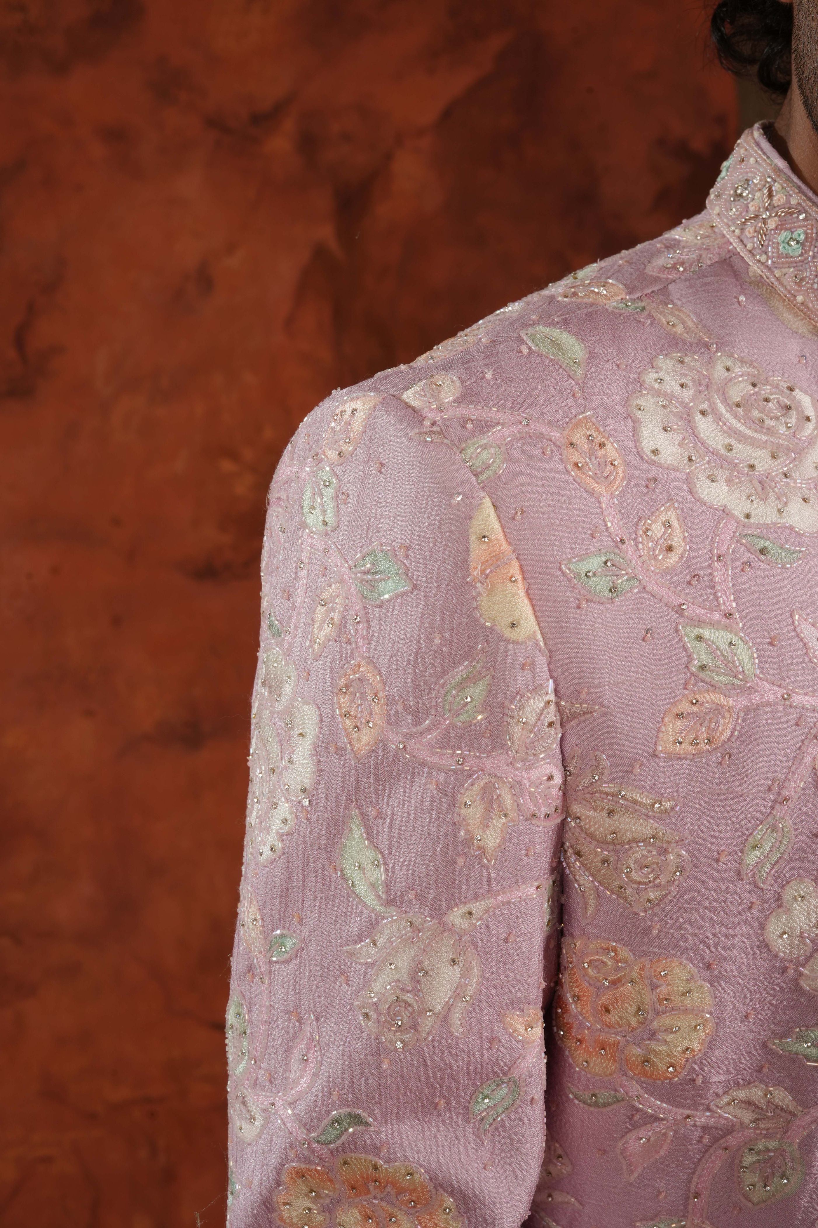 Gulbahar Blush Sherwani Set