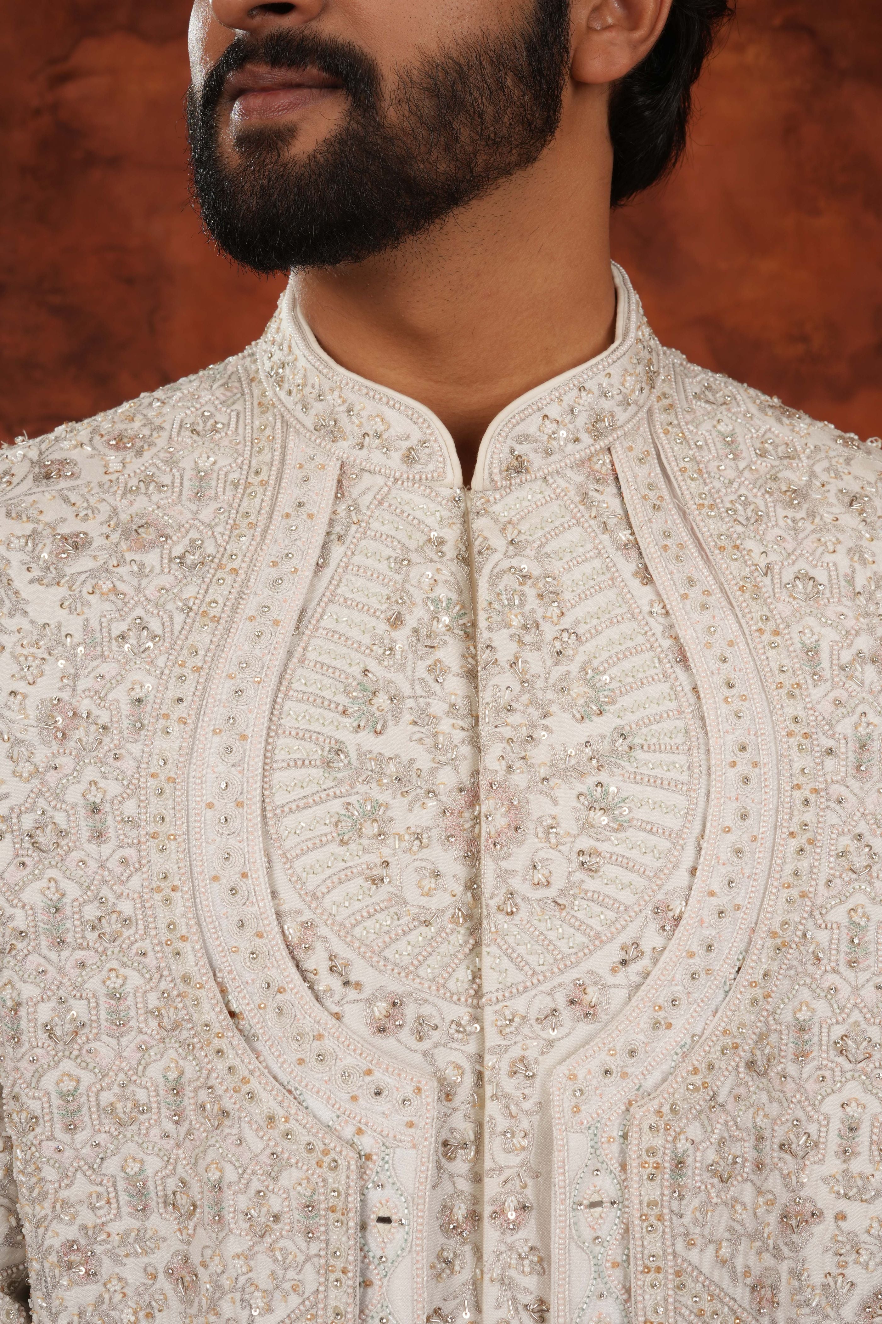 Utsav Ivory Sherwani Set