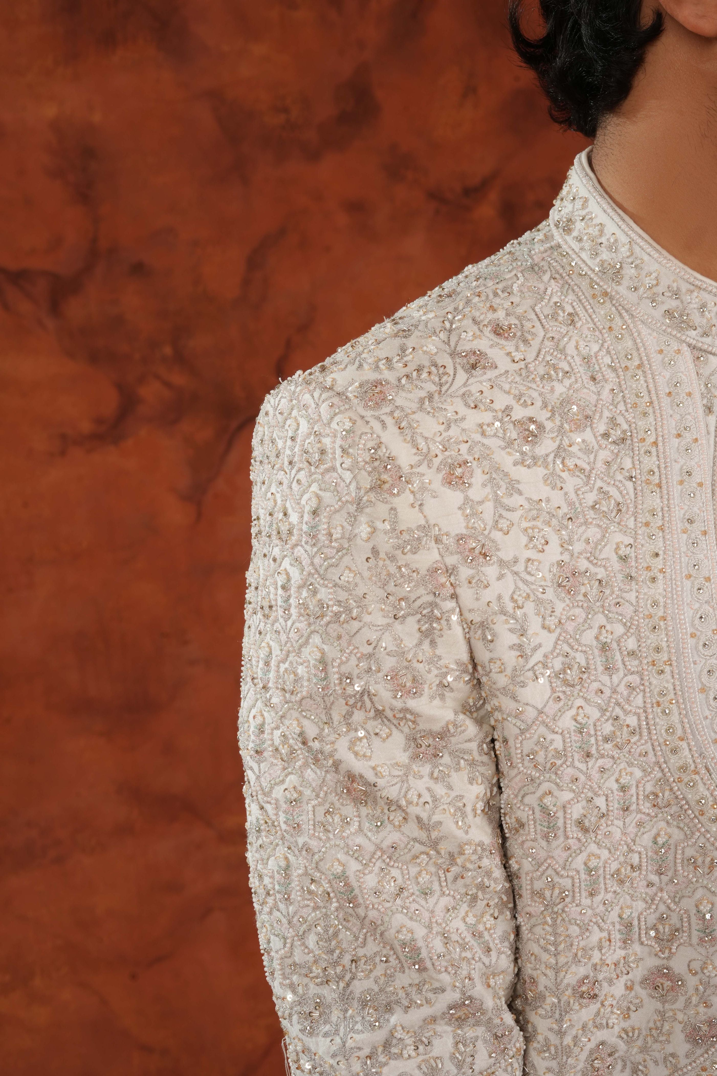 Utsav Ivory Sherwani Set