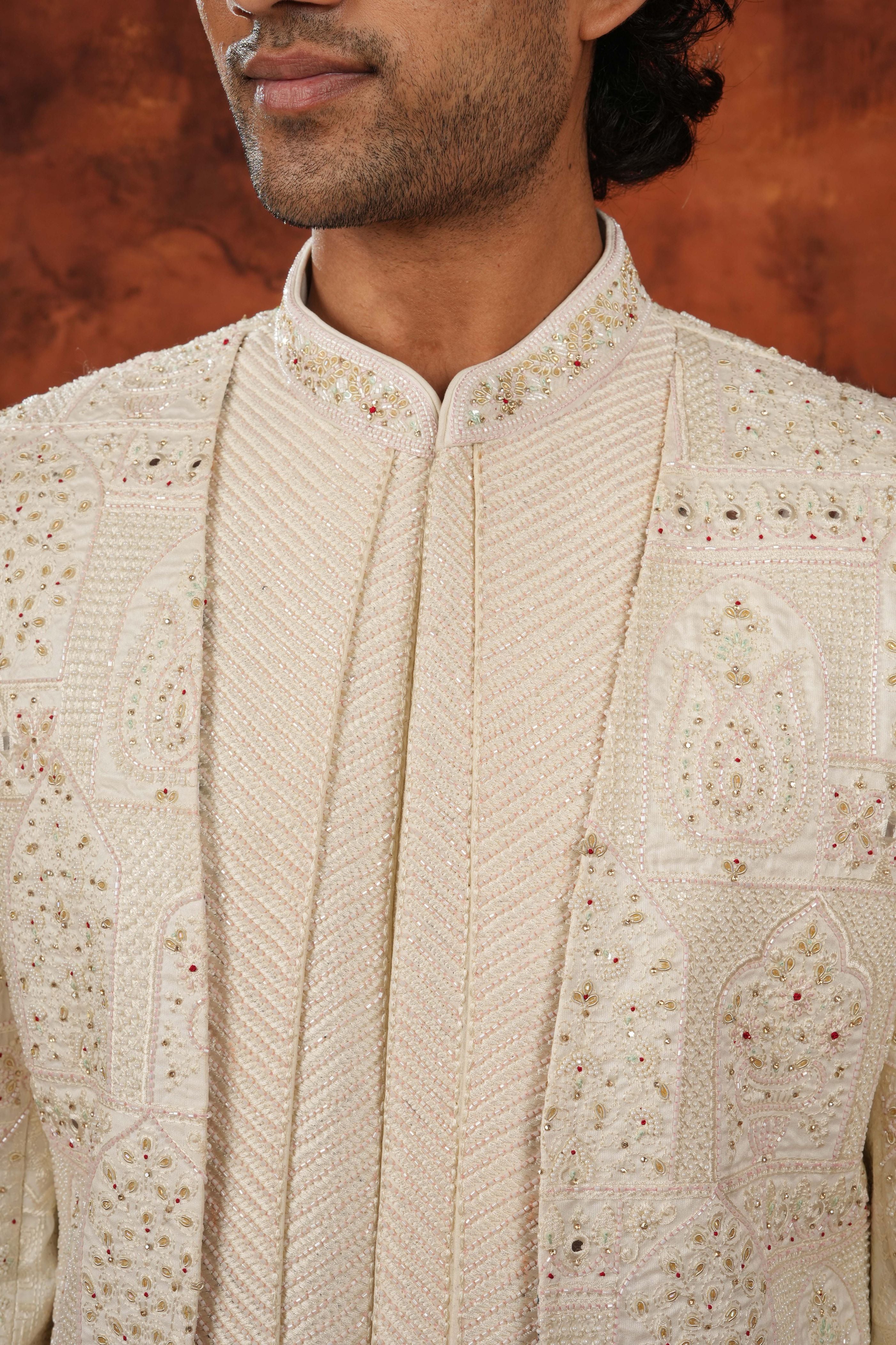 Ivory Heritage Sherwani Set