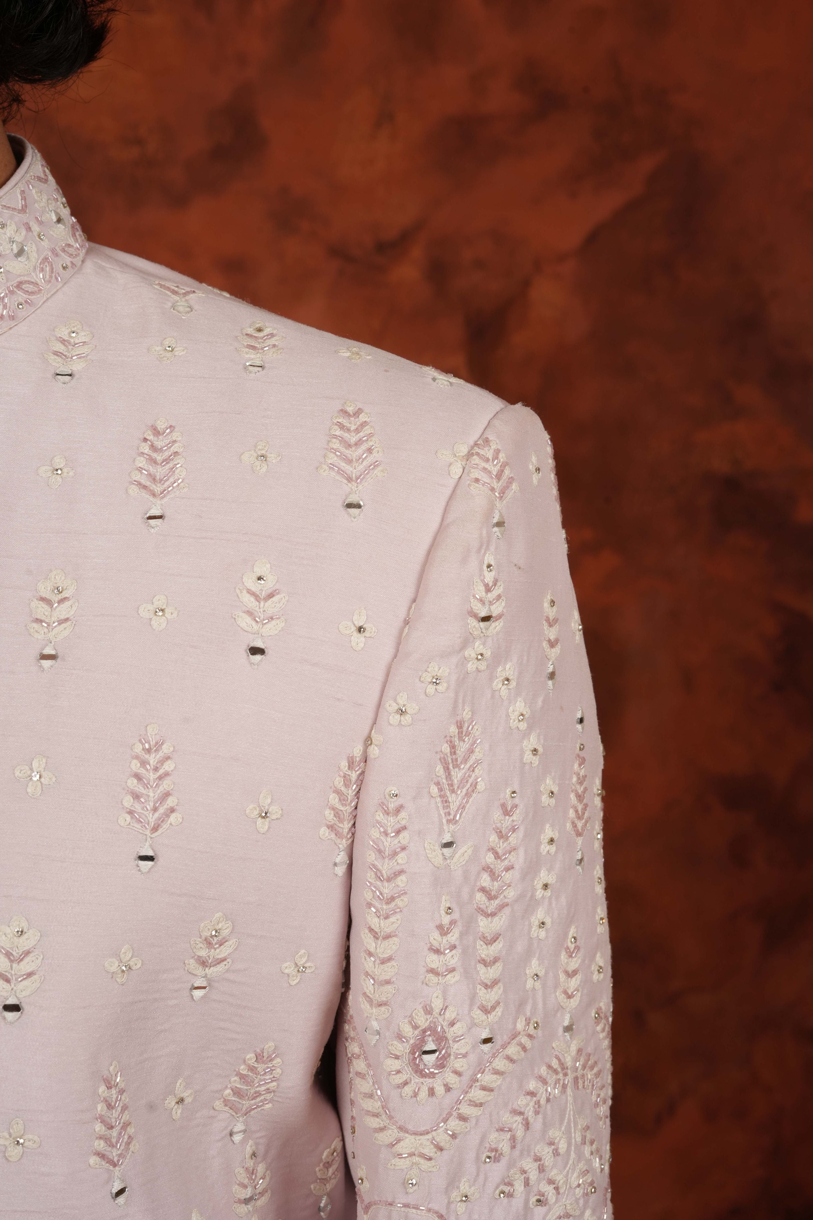 Blush Mirage Sherwani Set