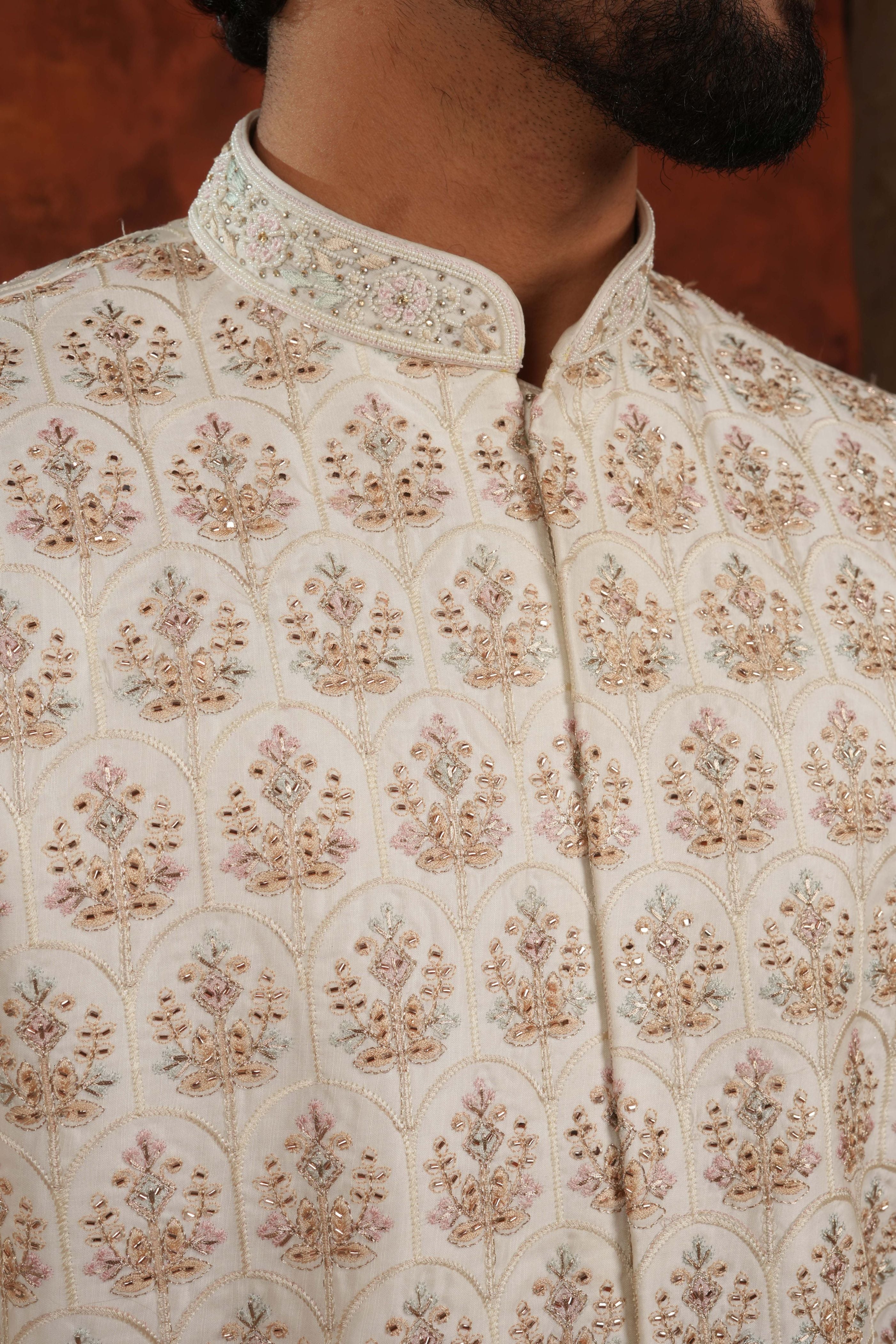 Sandstone Grove Sherwani Set