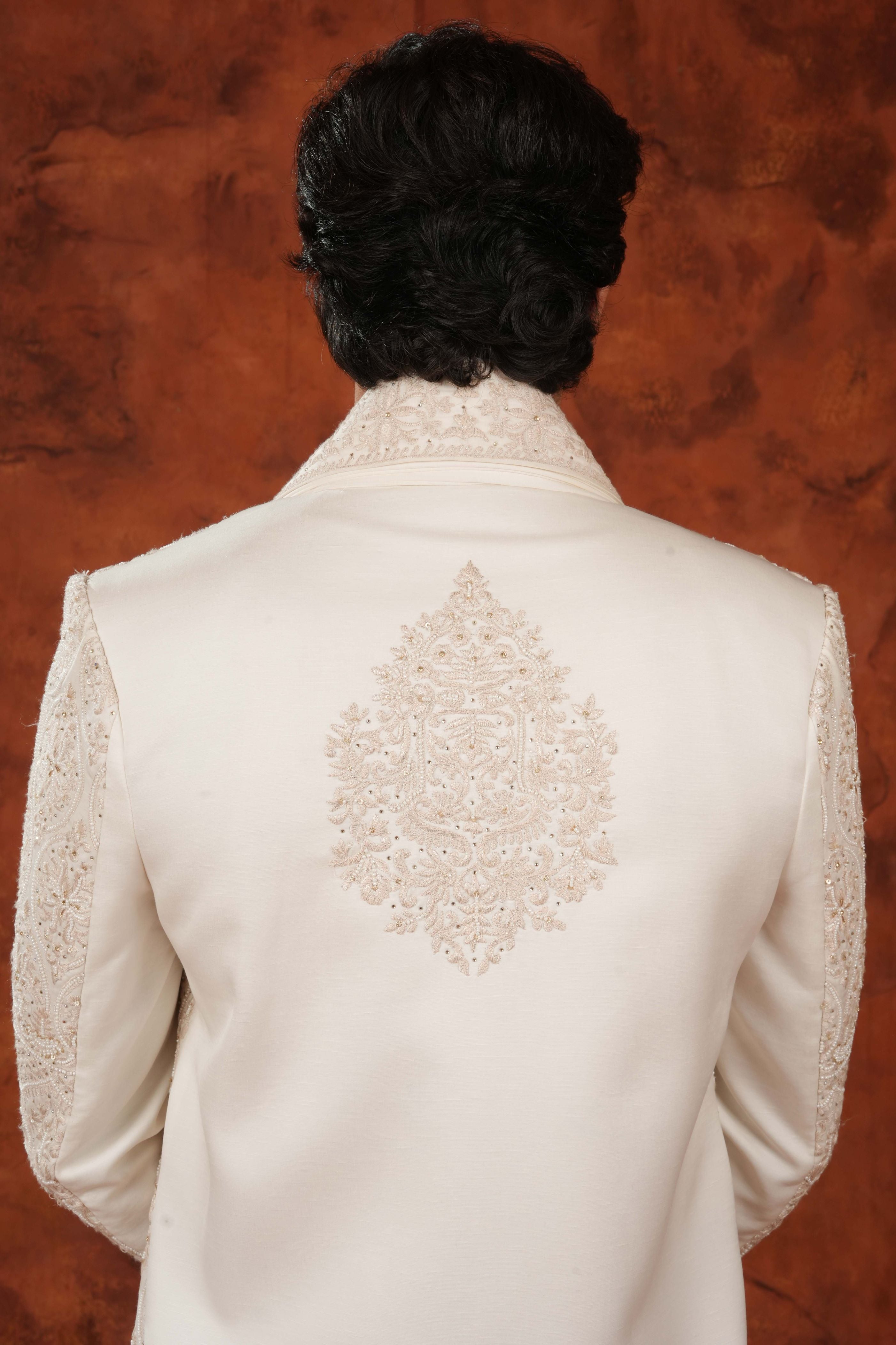 Elan Ivory Sherwani Set