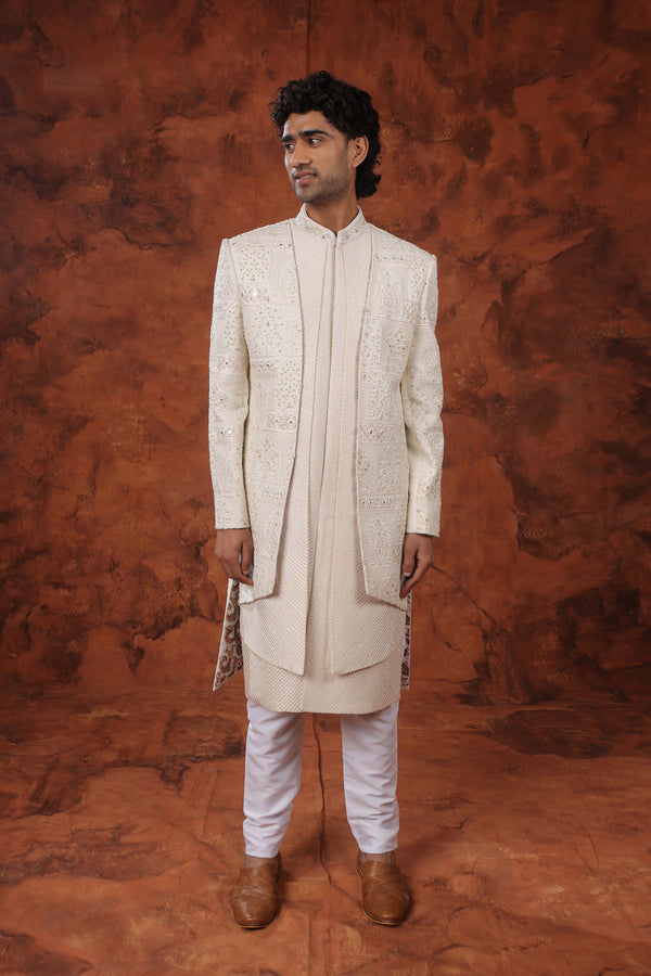 Ivory Heritage Sherwani Set