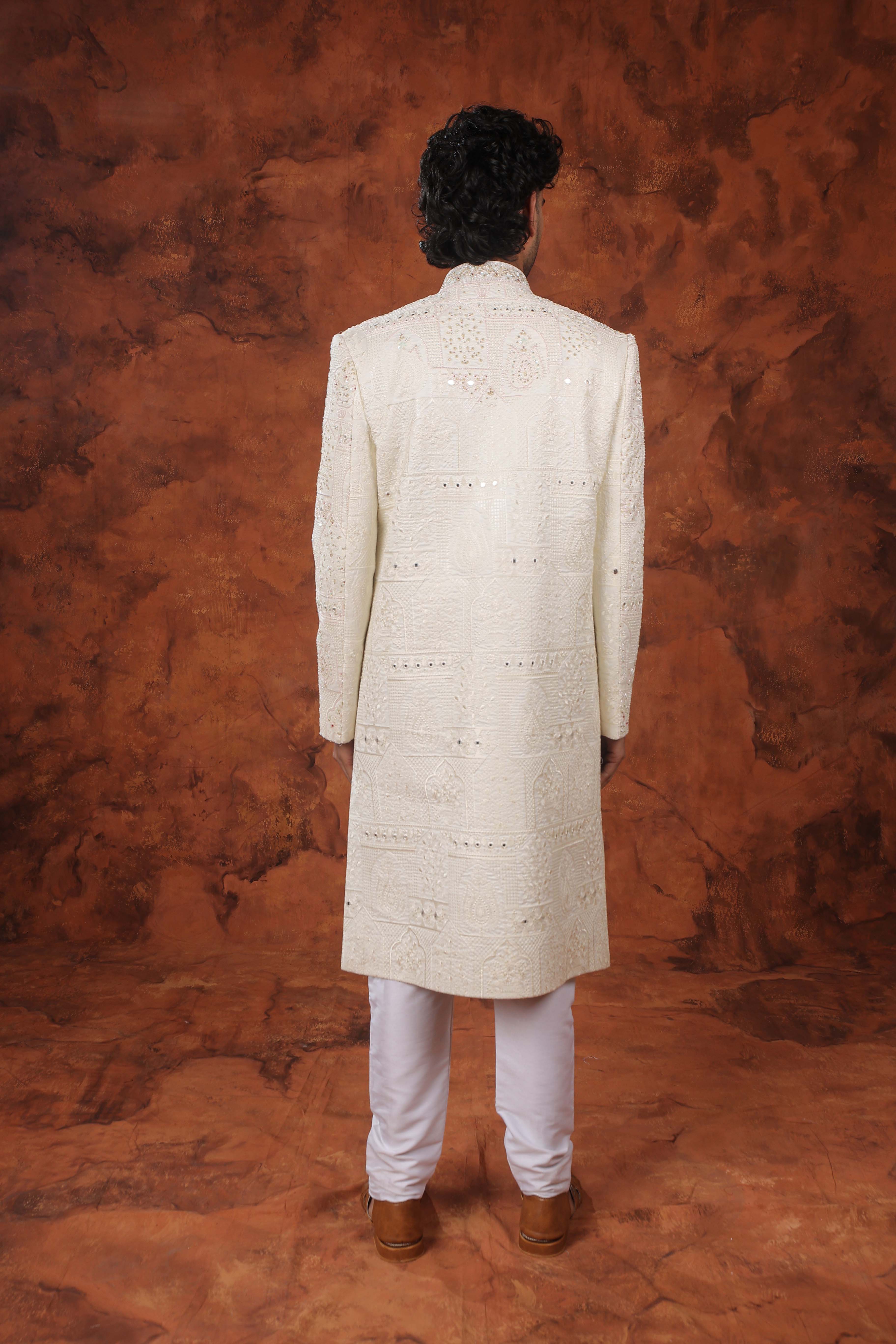 Ivory Heritage Sherwani Set