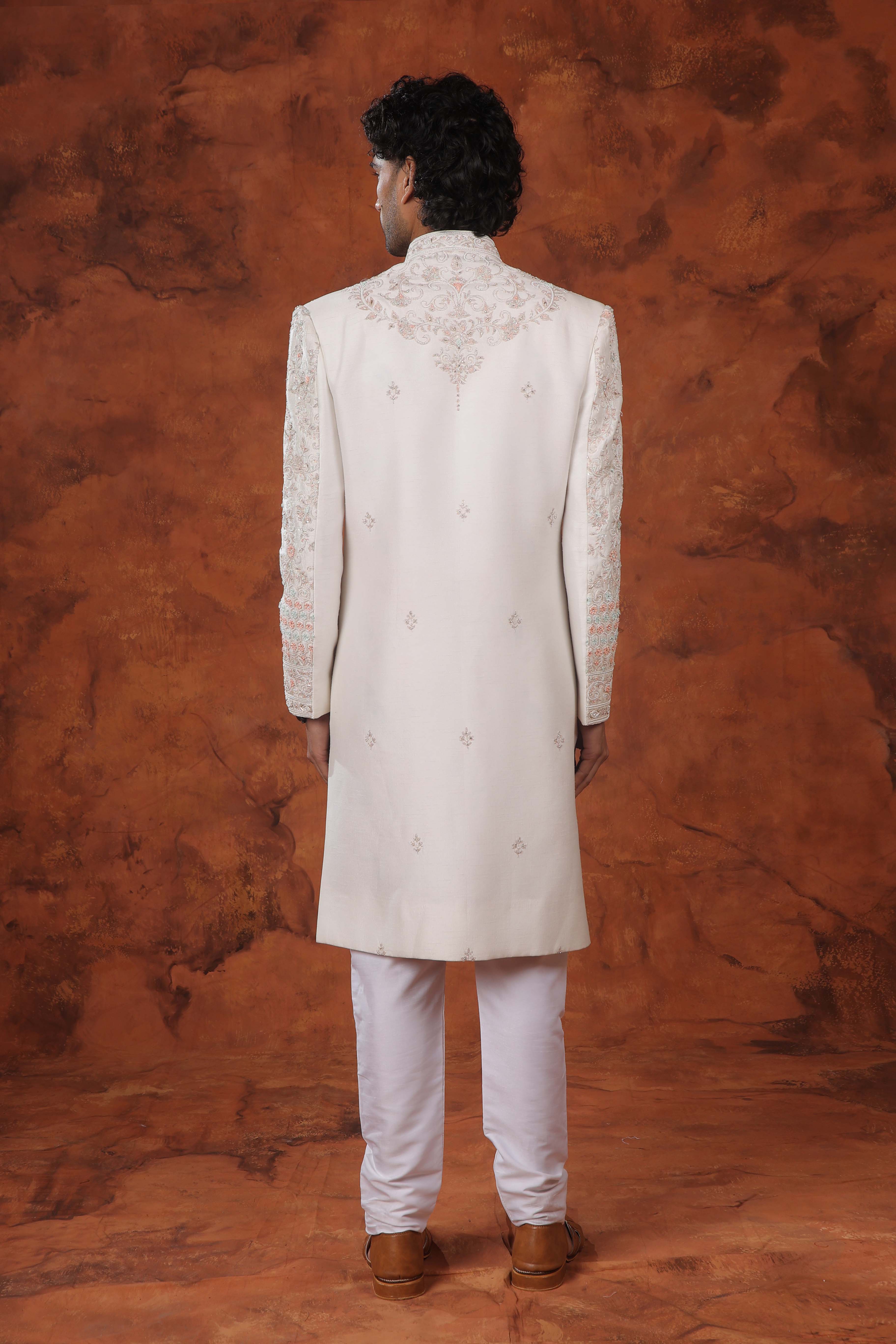 Serene Blossom Sherwani Set