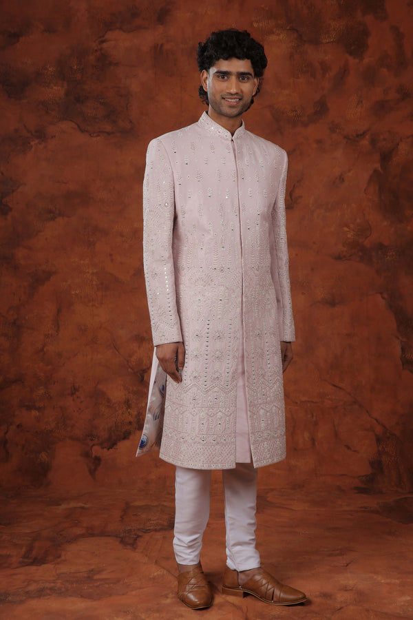 Blush Mirage Sherwani Set