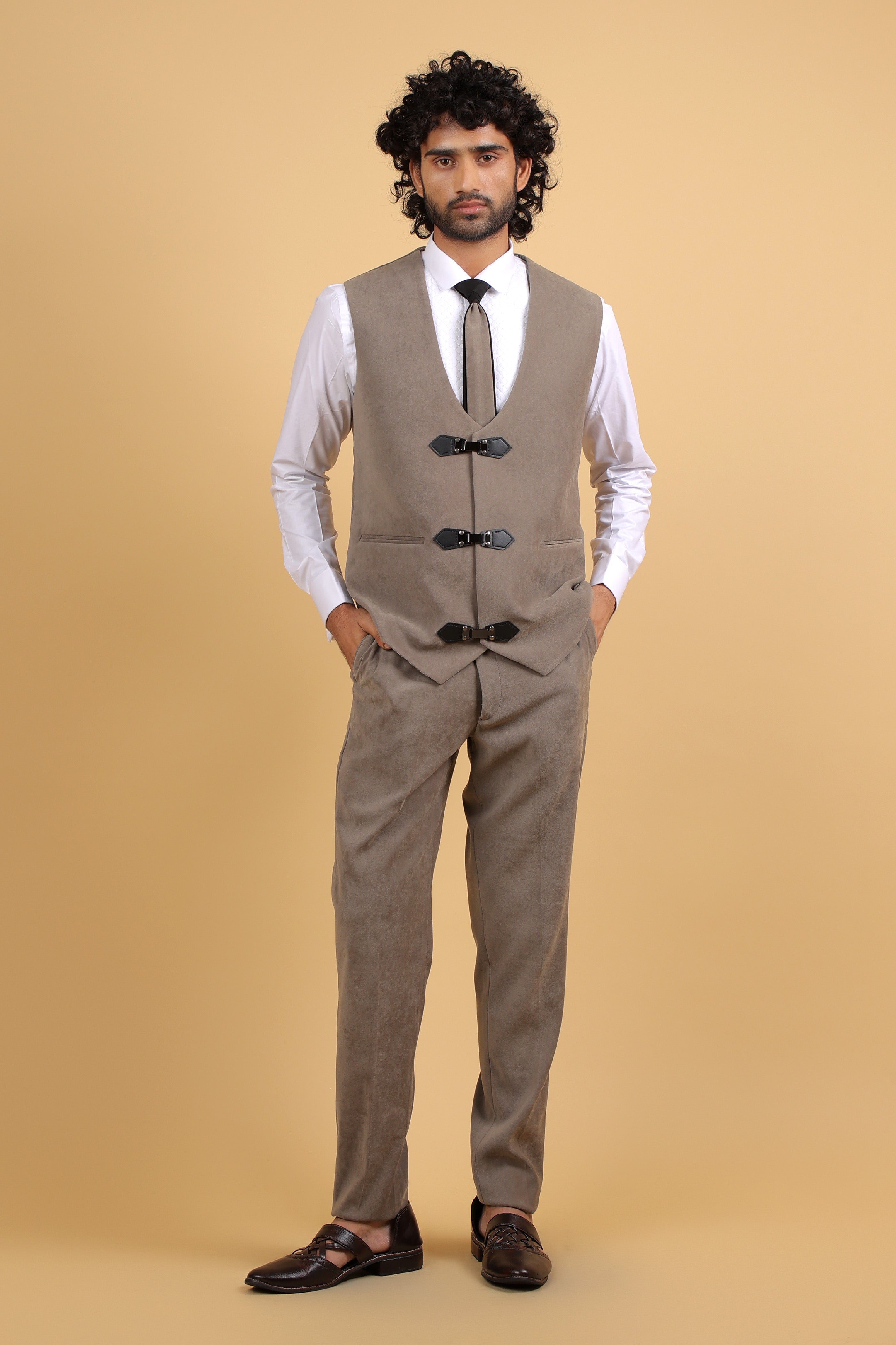 Eclipse Grey Detachable Tuxedo Ensemble