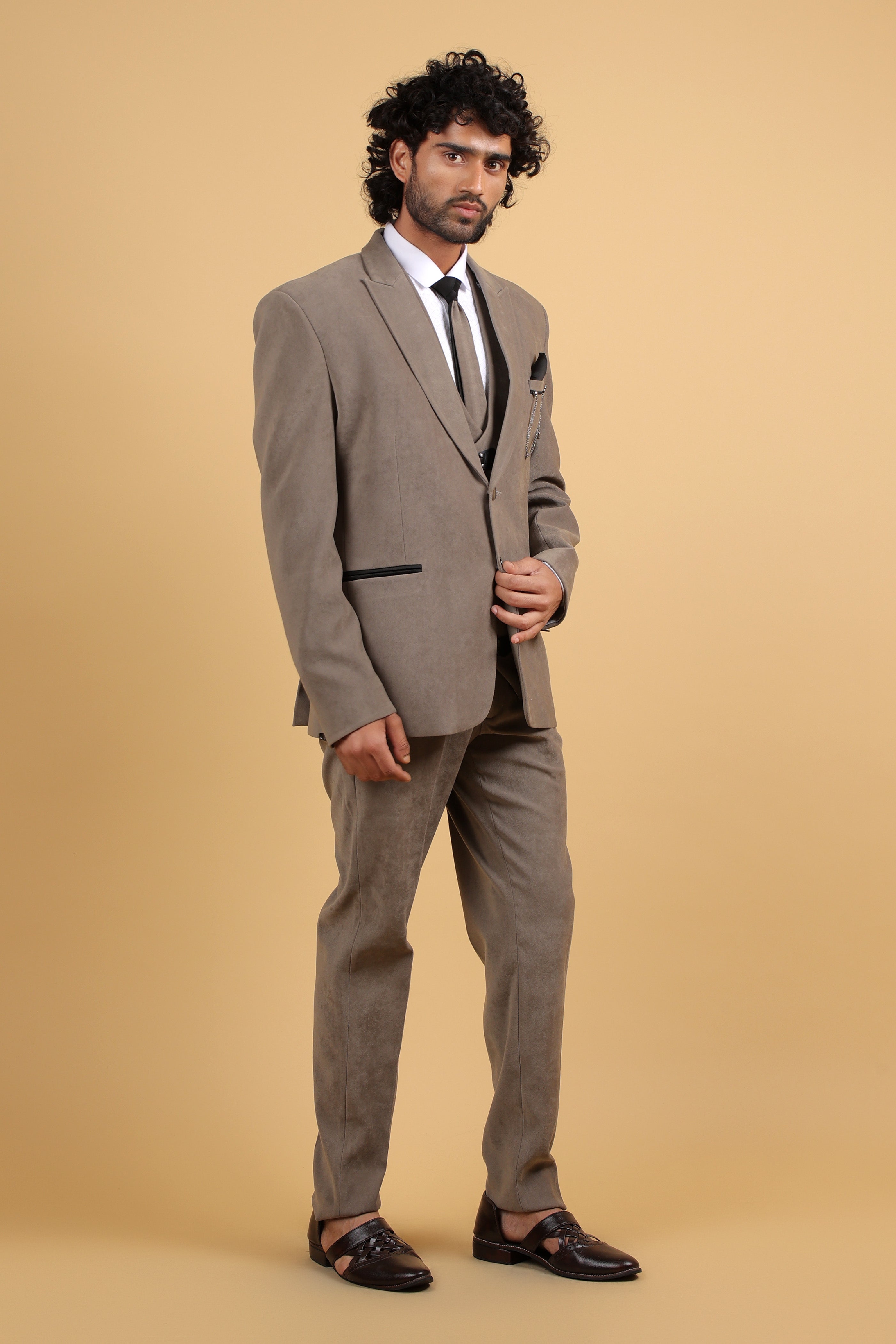 Eclipse Grey Detachable Tuxedo Ensemble