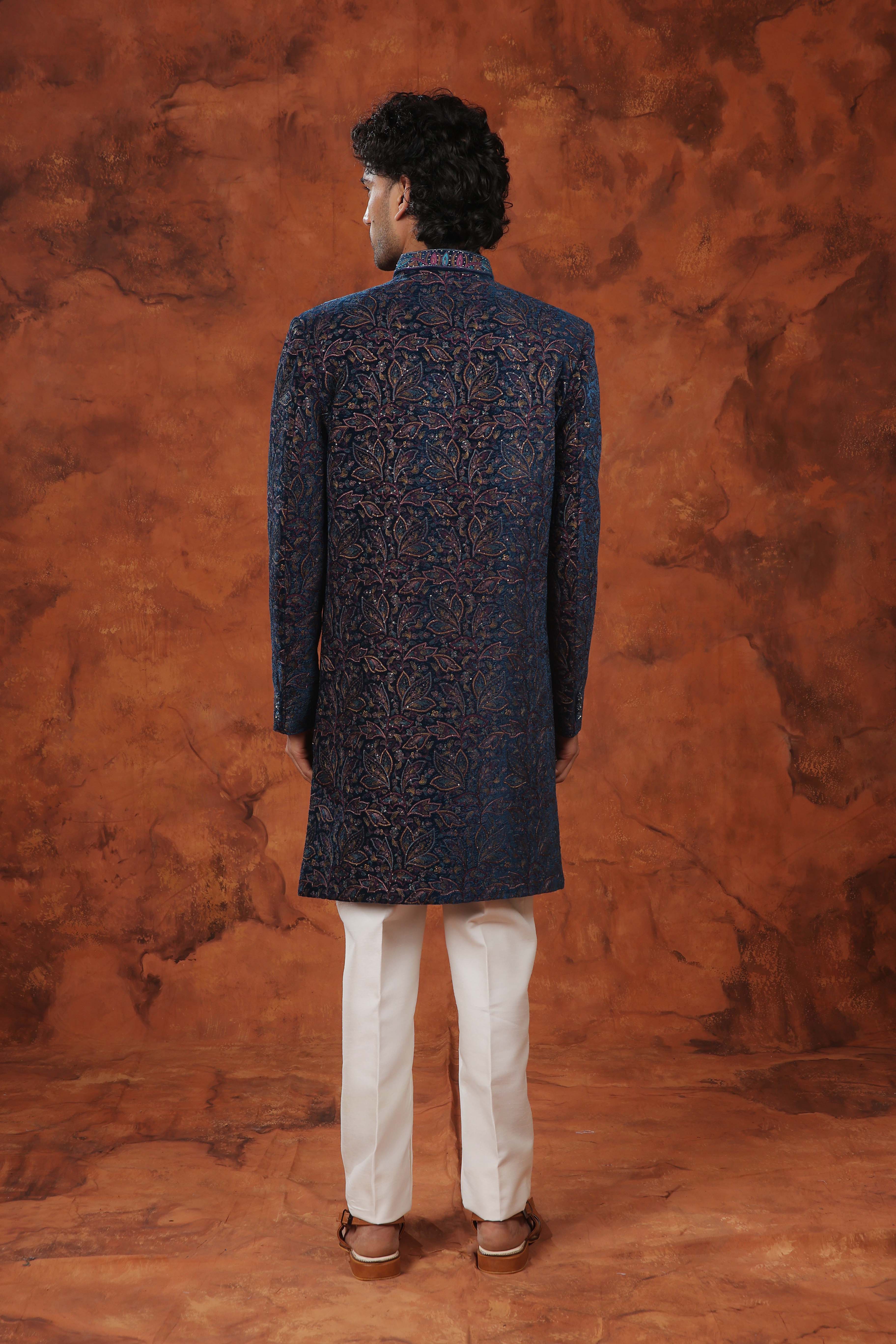 Imperial Sapphire Indowestern