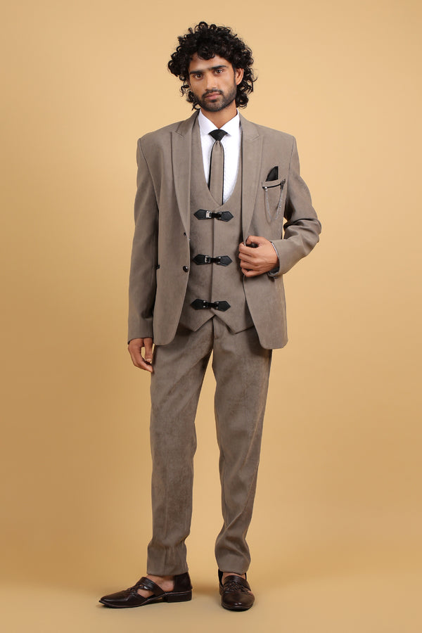 Eclipse Grey Detachable Tuxedo Ensemble
