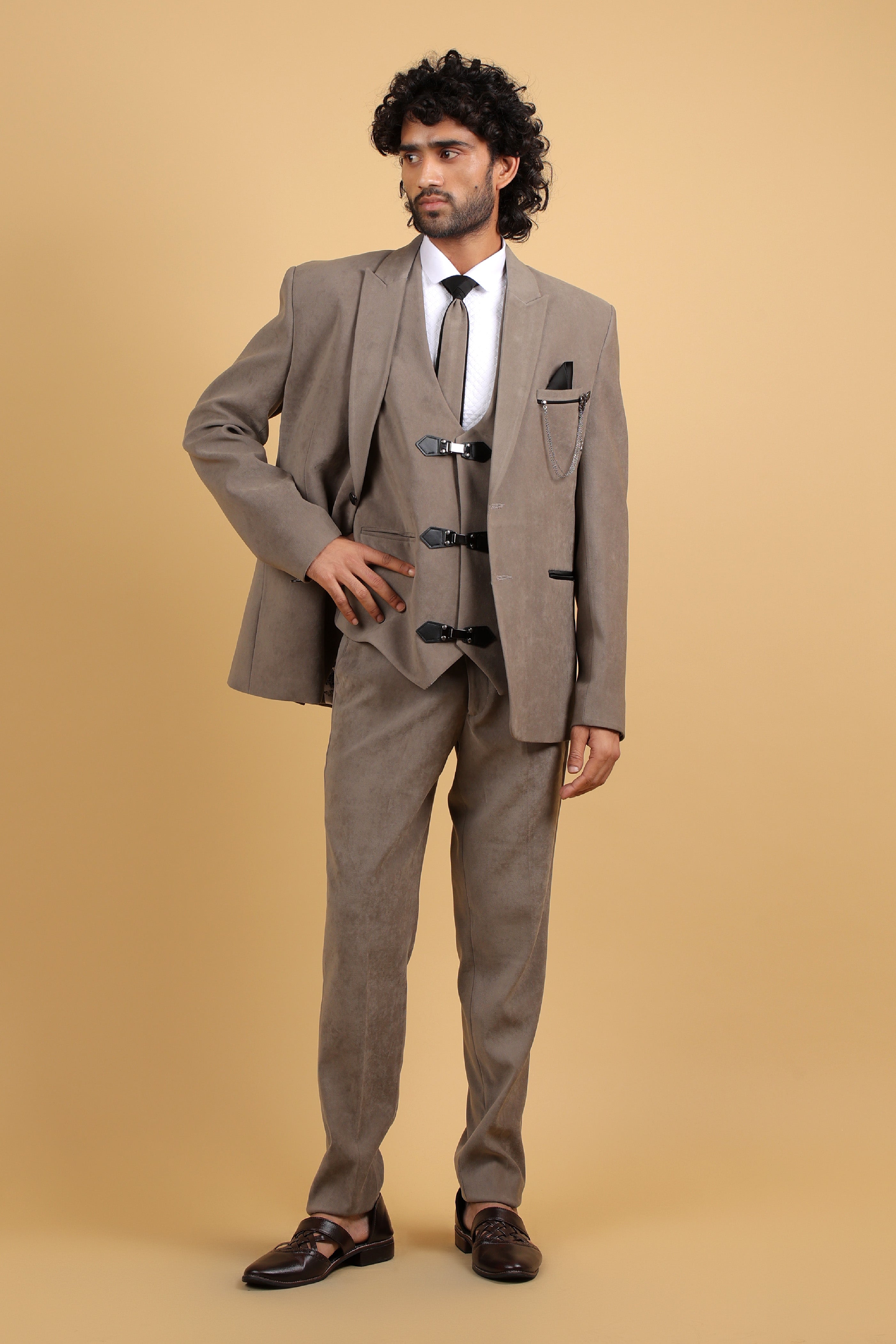 Eclipse Grey Detachable Tuxedo Ensemble