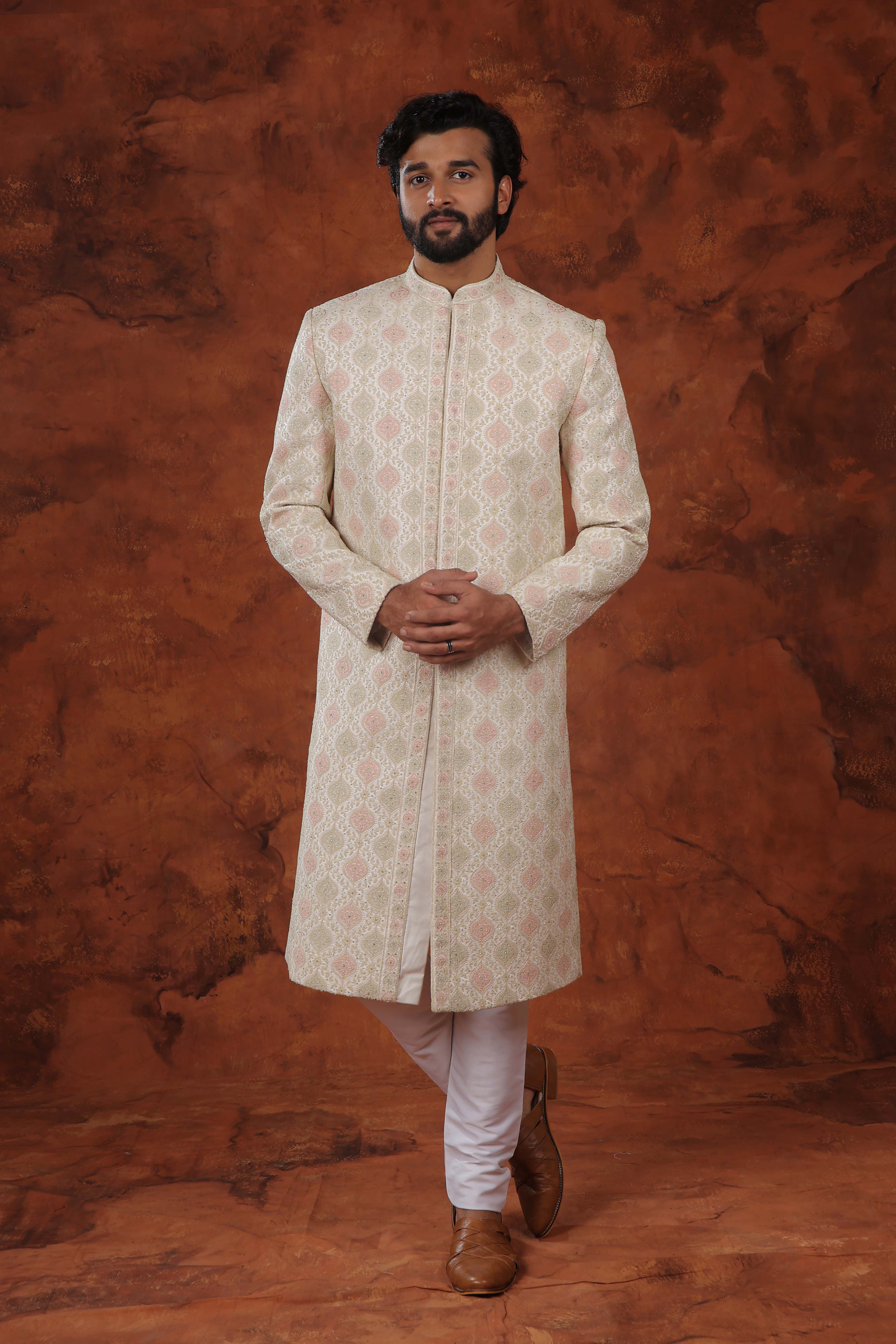 Zarin Brocade Sherwani Set