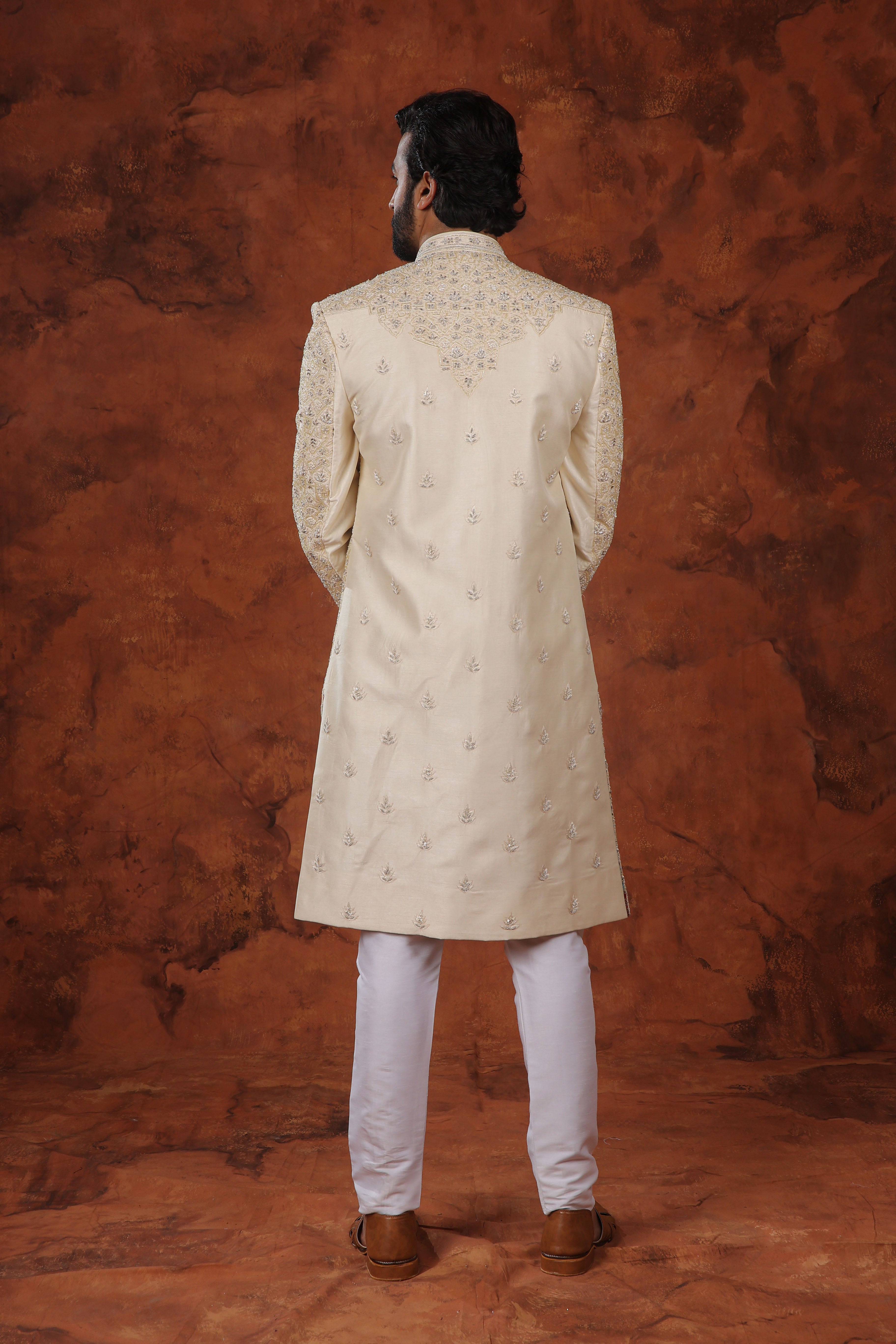 Zarin Brocade Sherwani Set