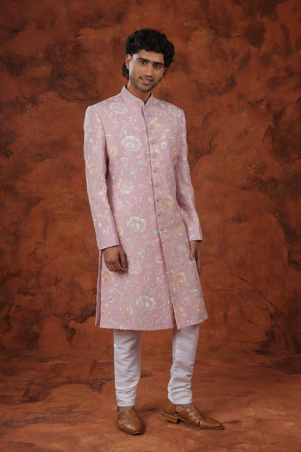 Gulbahar Blush Sherwani Set