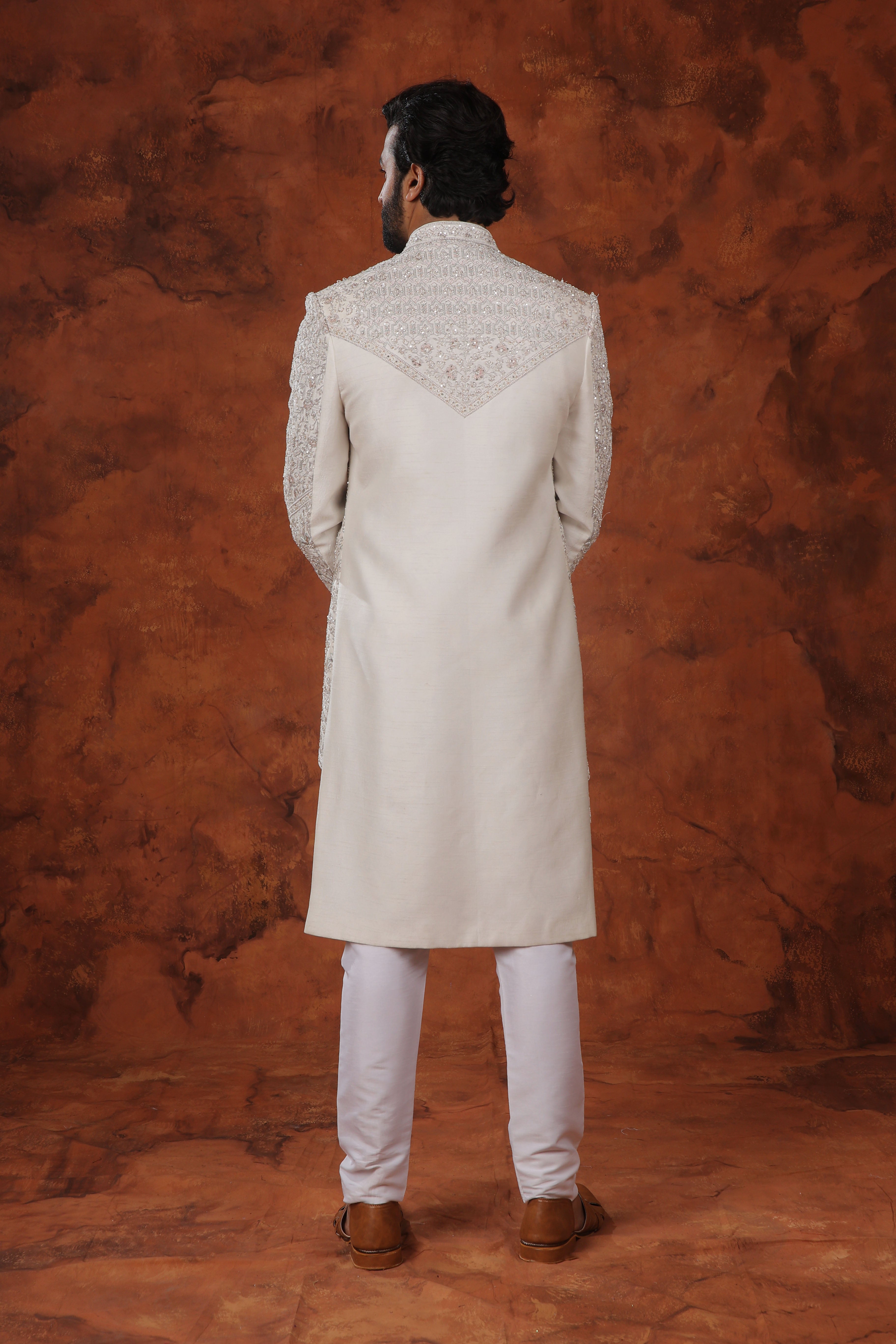 Utsav Ivory Sherwani Set