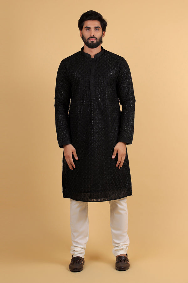 Midnight Luxe Georgette Kurta